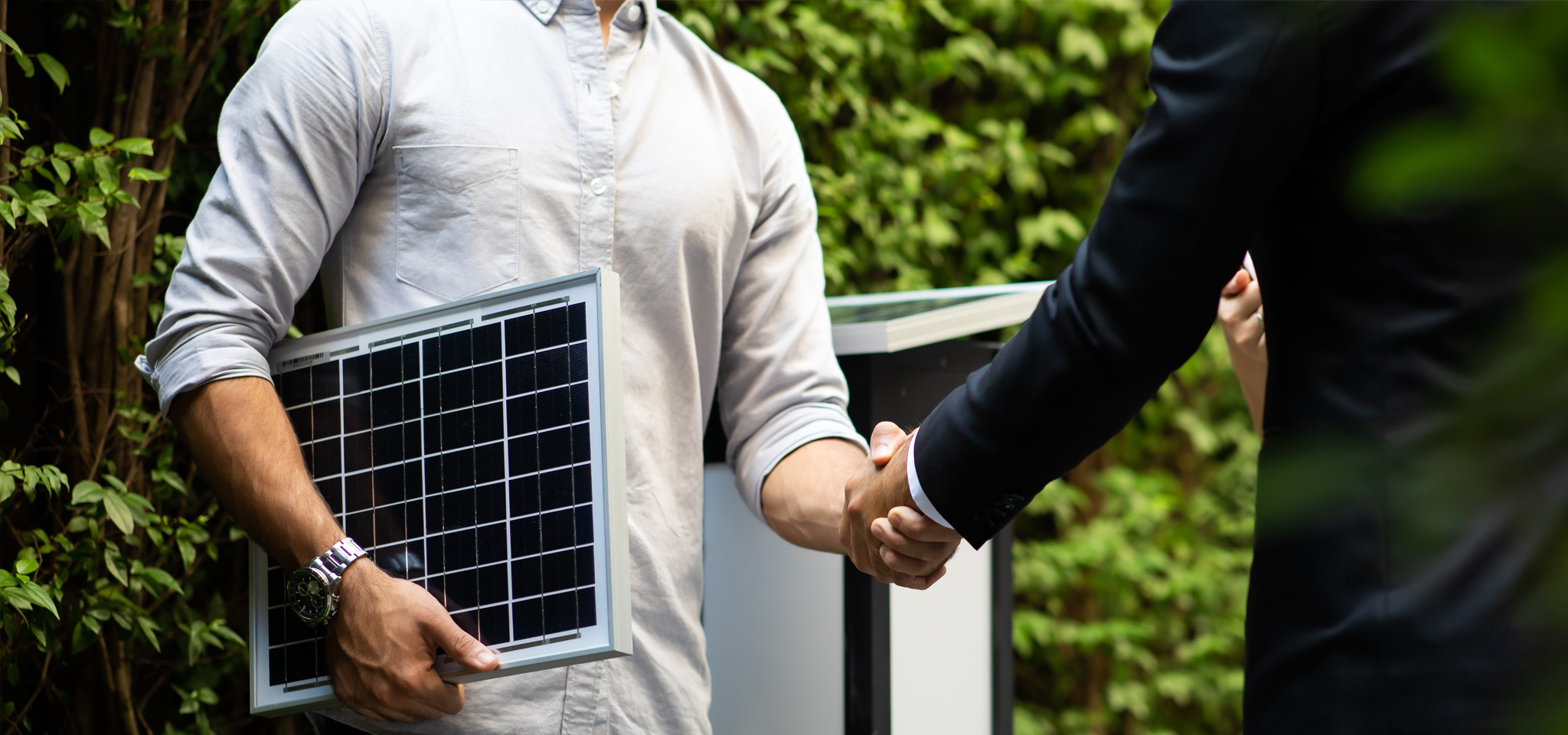 Solar panels on a UK home